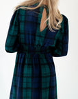 Stella Plaid Smocked Dress