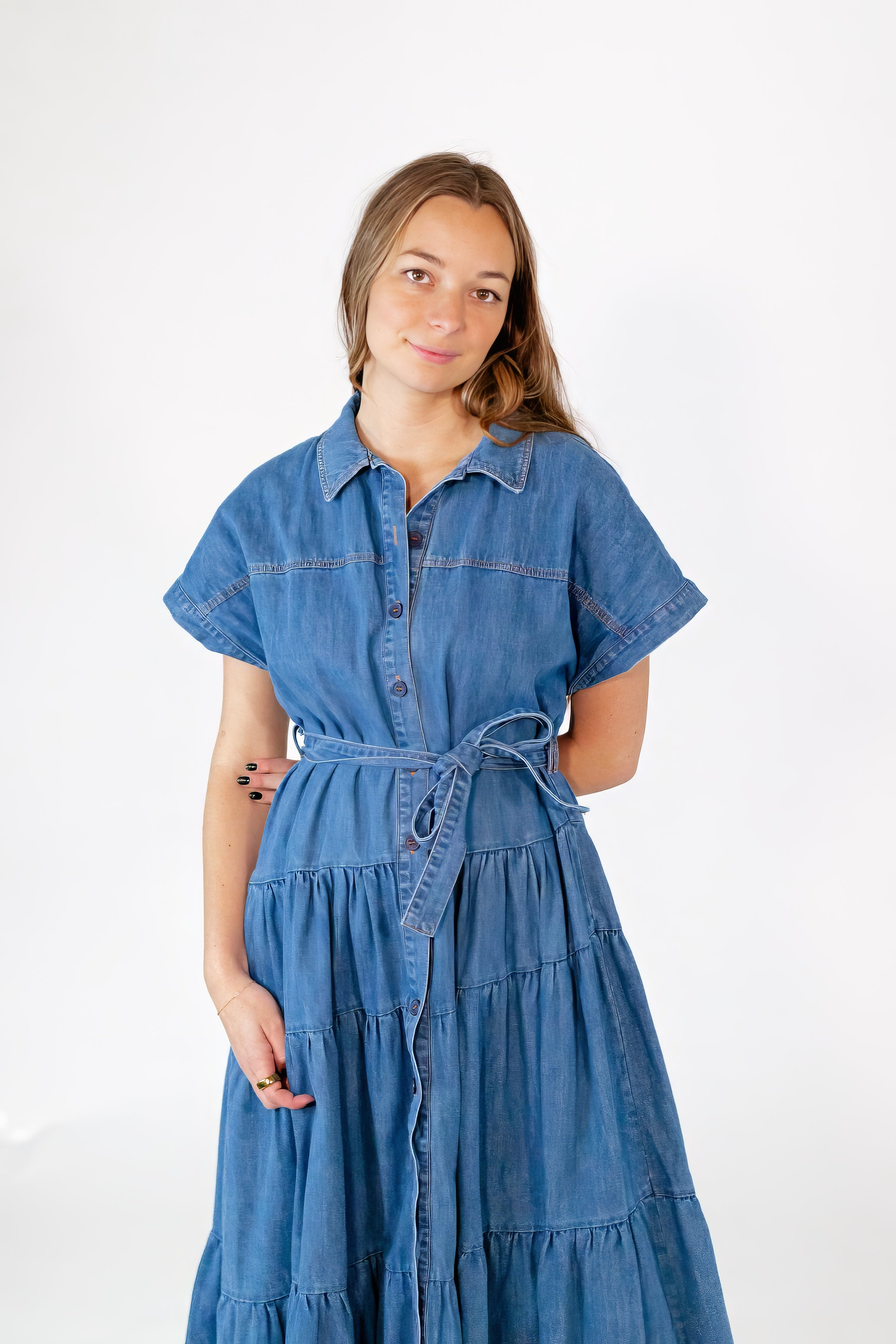 Beau Denim Maxi Dress