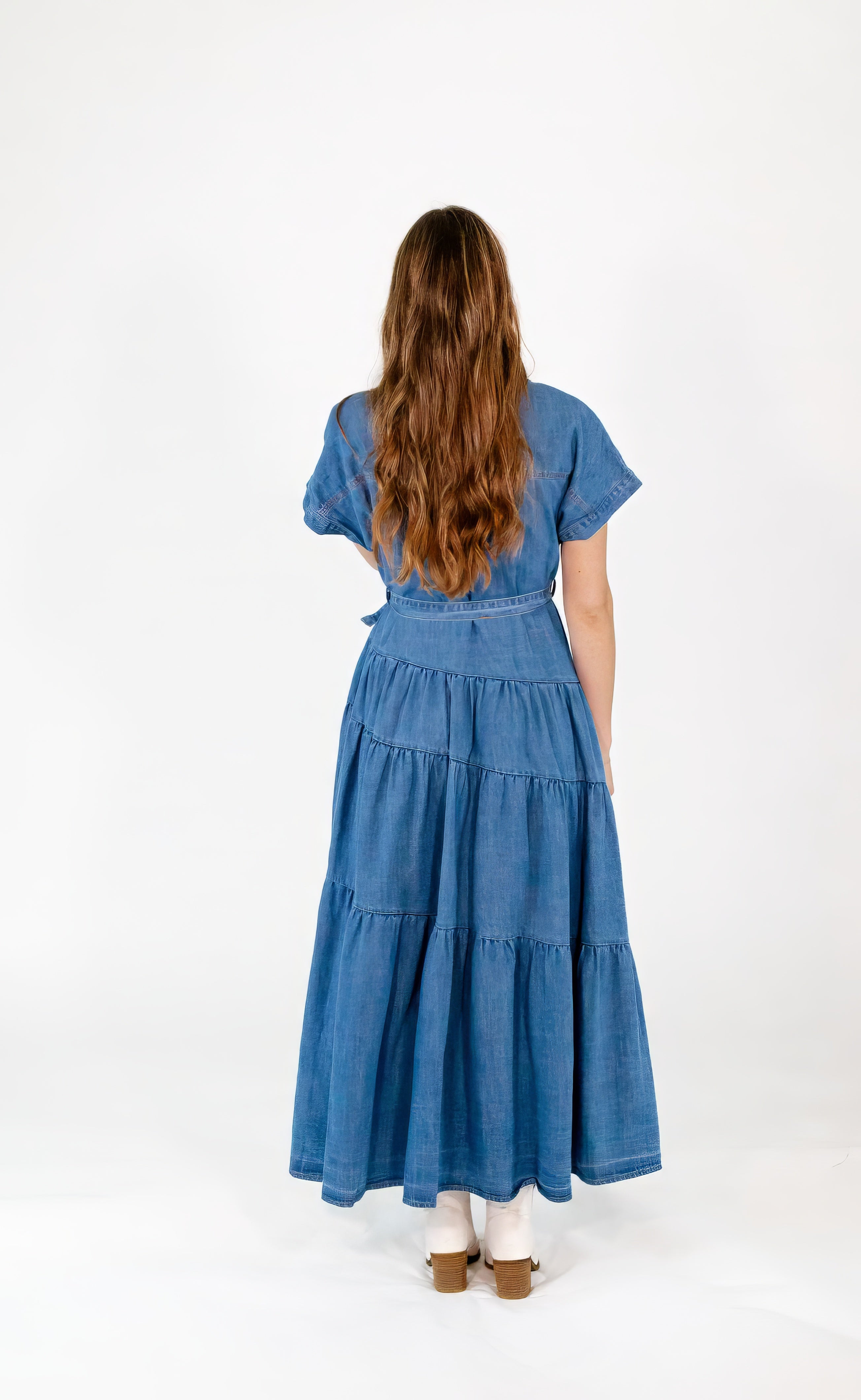 Beau Denim Maxi Dress