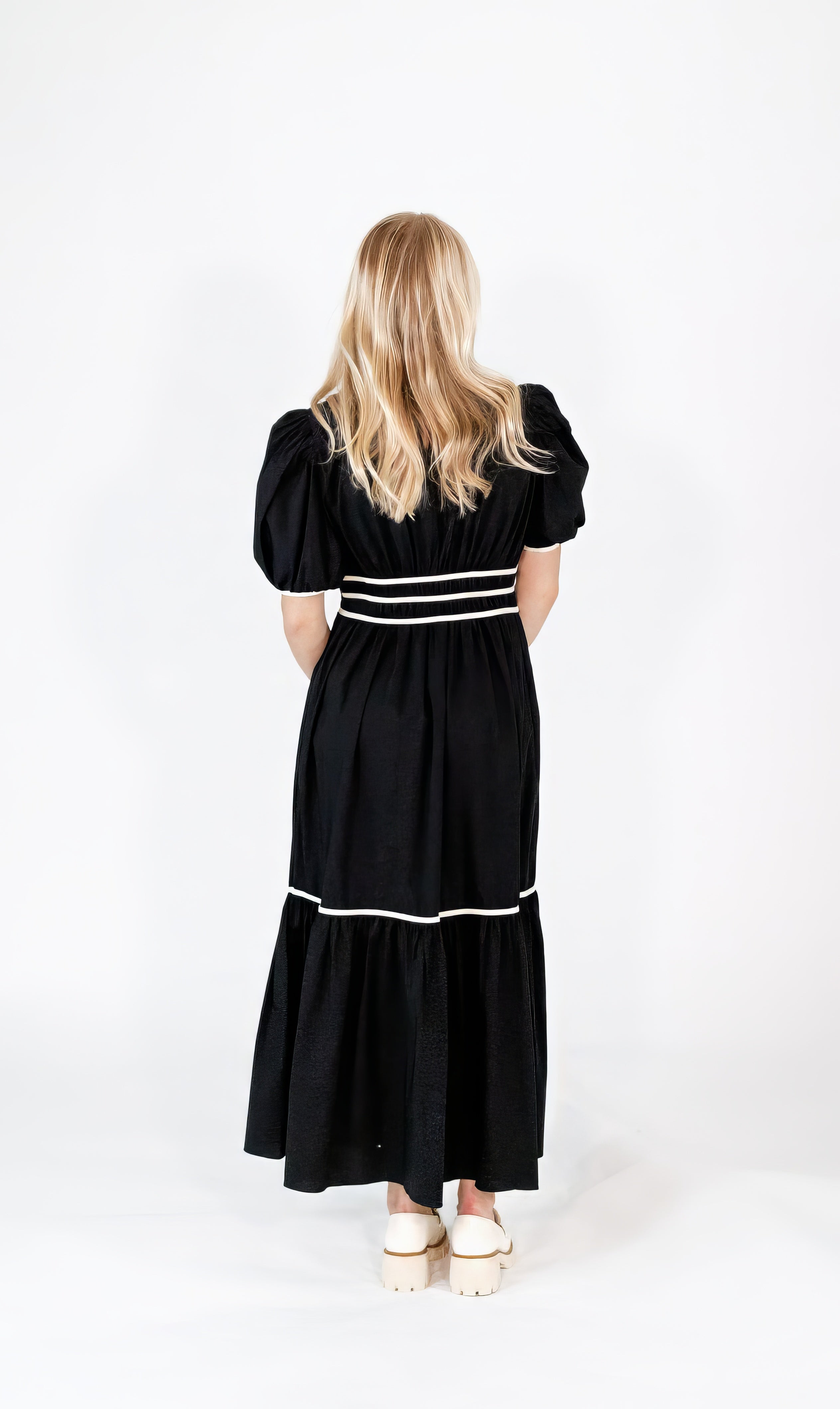 Esley Bow Midi Dress