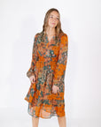 Maelyn Floral Chiffon Dress