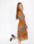 Maelyn Floral Chiffon Dress