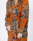 Maelyn Floral Chiffon Dress