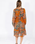 Maelyn Floral Chiffon Dress
