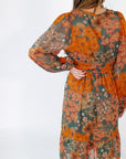 Maelyn Floral Chiffon Dress