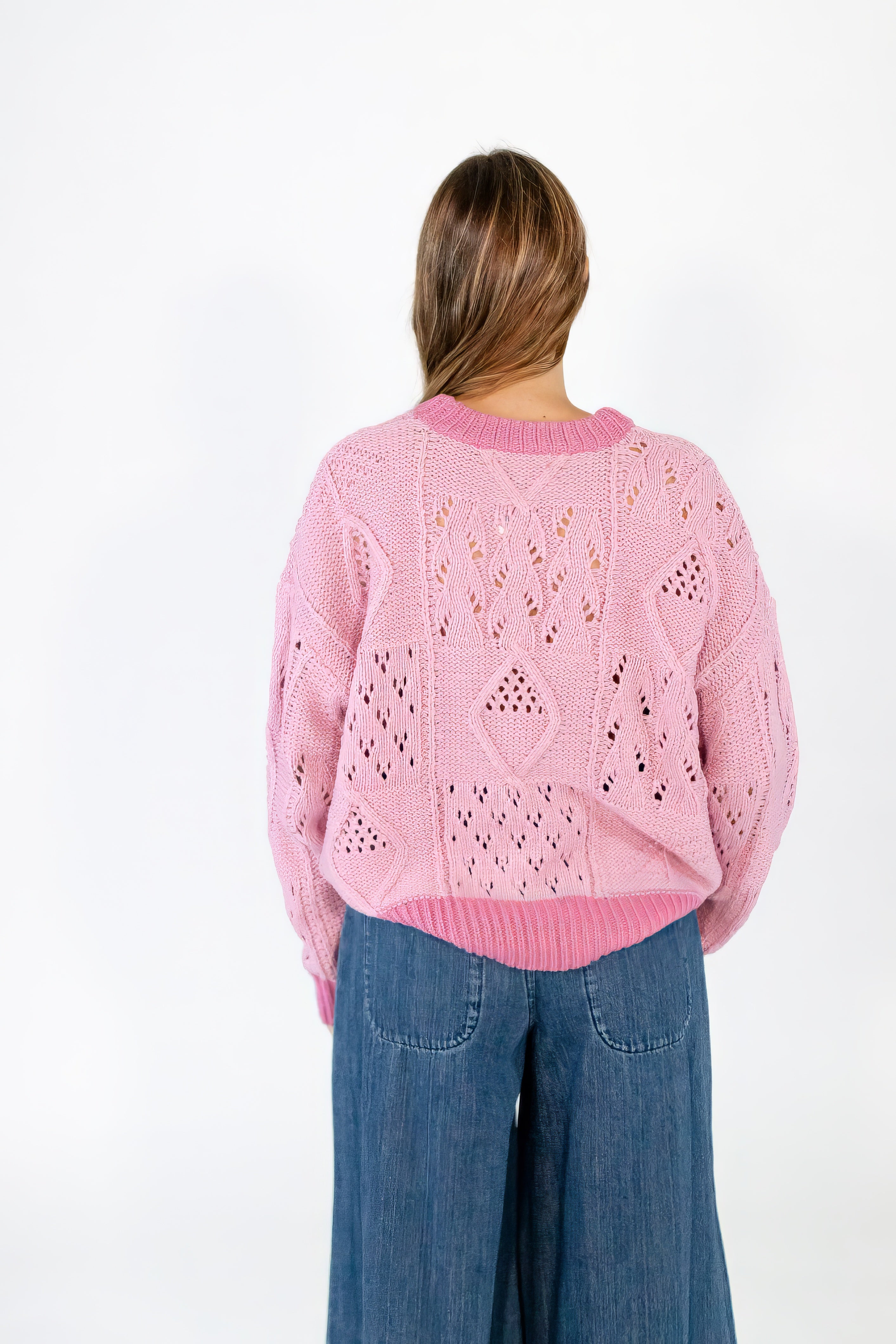 Williams Embroidered Flower Sweater