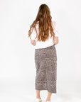 Ascella Leopard Print Skirt