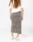 Ascella Leopard Print Skirt