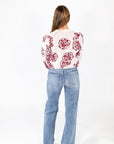 Marques Floral Knit Sweater