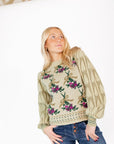 Biddy Floral Knit Sweater