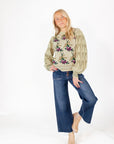 Biddy Floral Knit Sweater