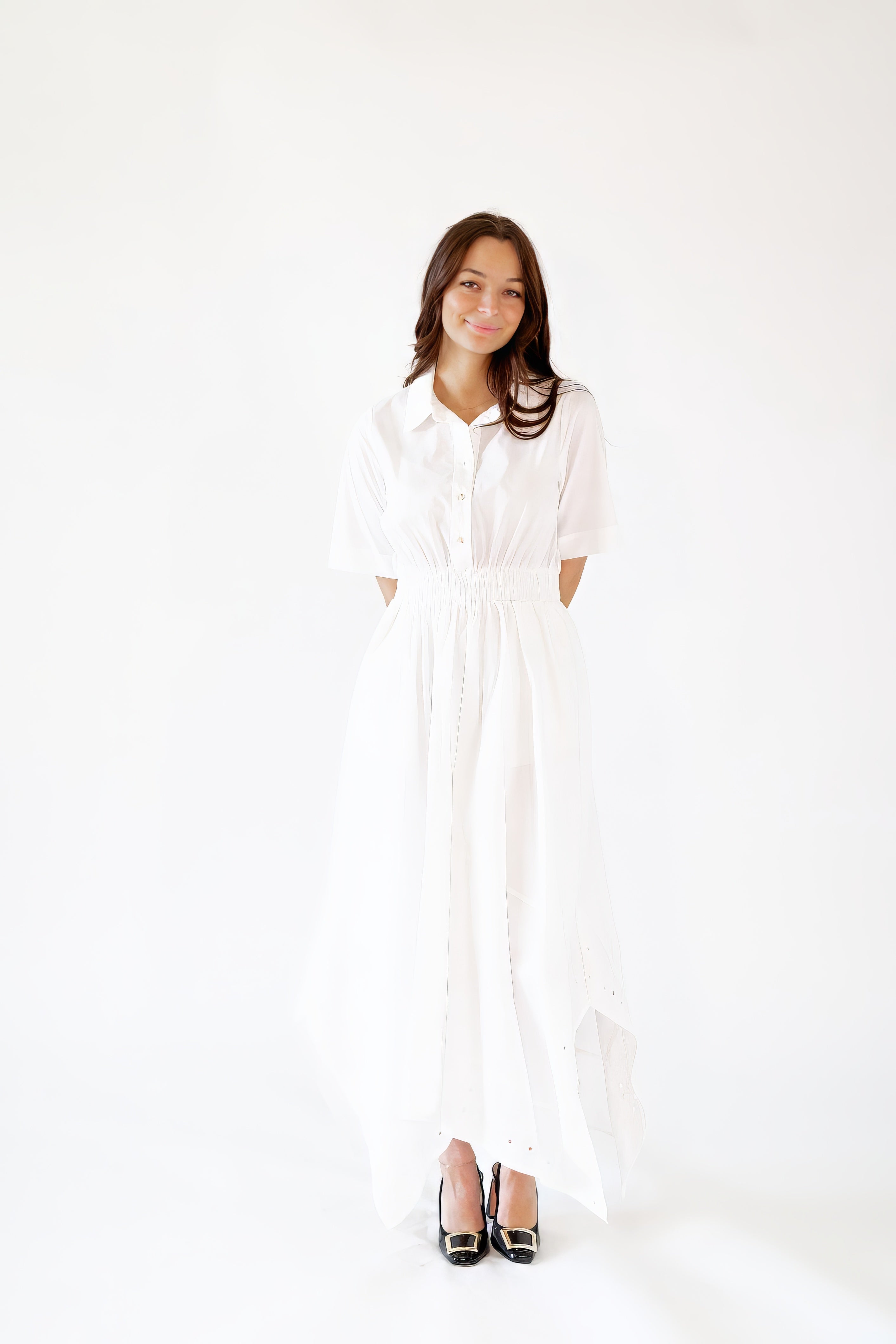 Cleo Handkerchief Hem Dress