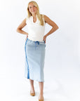 Quincy Split Neck Top