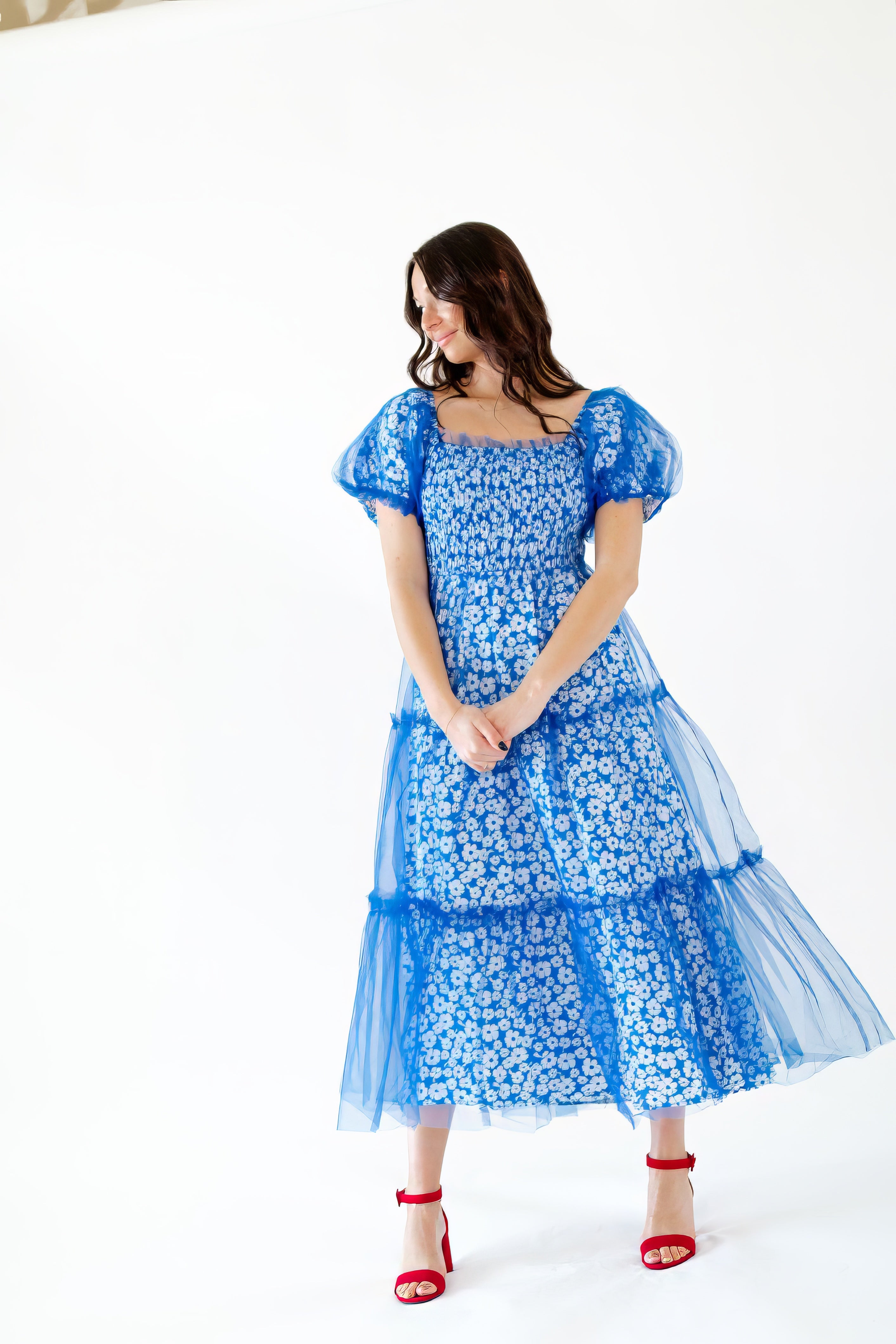 Serina Mesh Maxi Dress – Twirl Boutique