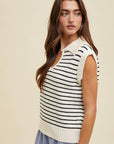 Raina Oversized Collar Top