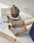 Vintage Inspired Houndstooth Socks