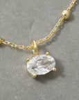 Oval Pendant Necklace