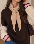 Triangle Scarf · Brown