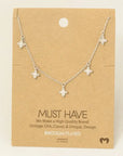 Flower Charm Chain Necklace