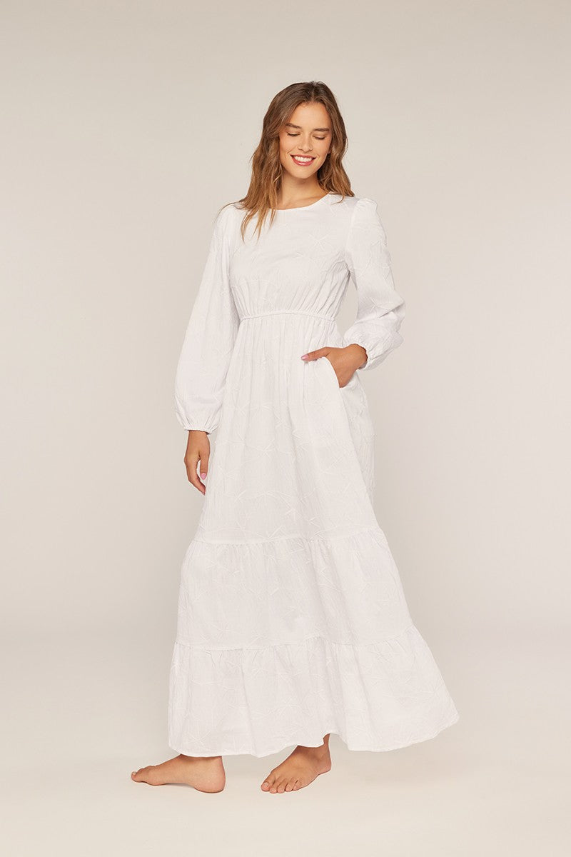The Botanical White Dress