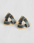 Artistic Enamel Drop Earrings