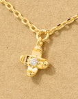 Flower Charm Chain Necklace