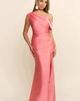The Coral Drape Formal