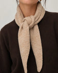 Triangle Scarf · Brown