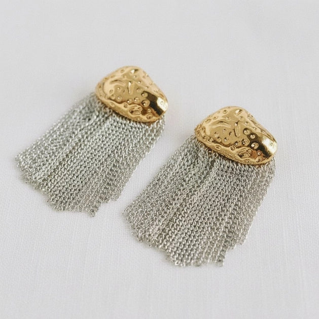 Waterfall Tassel Dangle Earrings