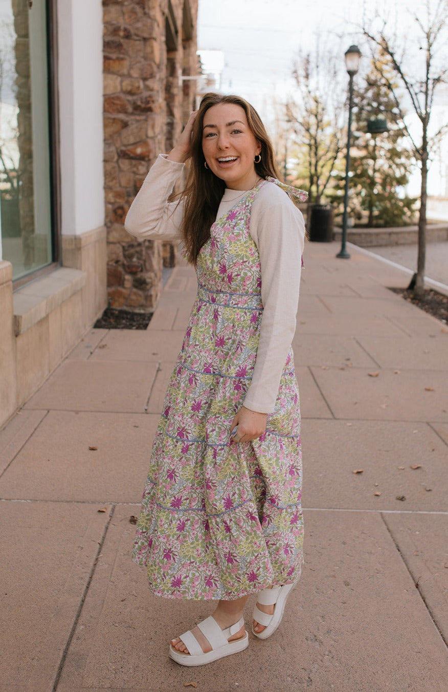Lottie Floral Maxi – Twirl Boutique