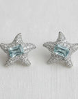 Starfish Gemstone Earrings