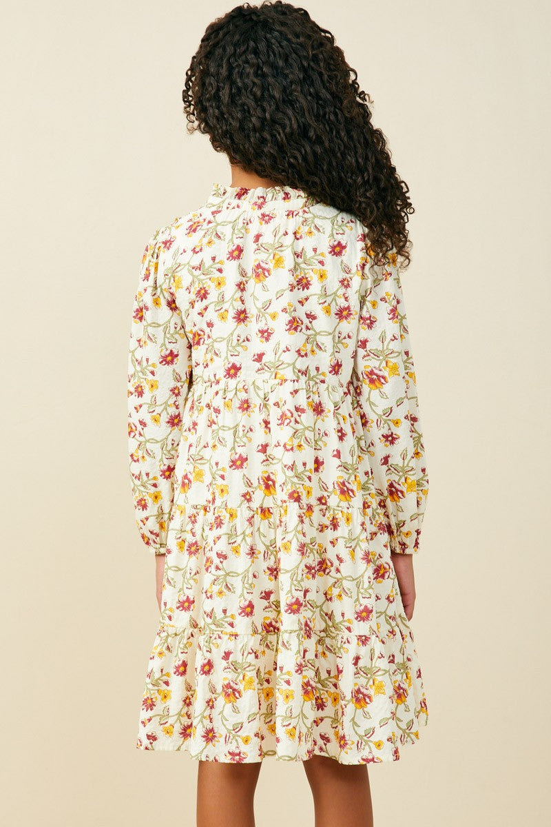 The Garden Pleat Tween Dress