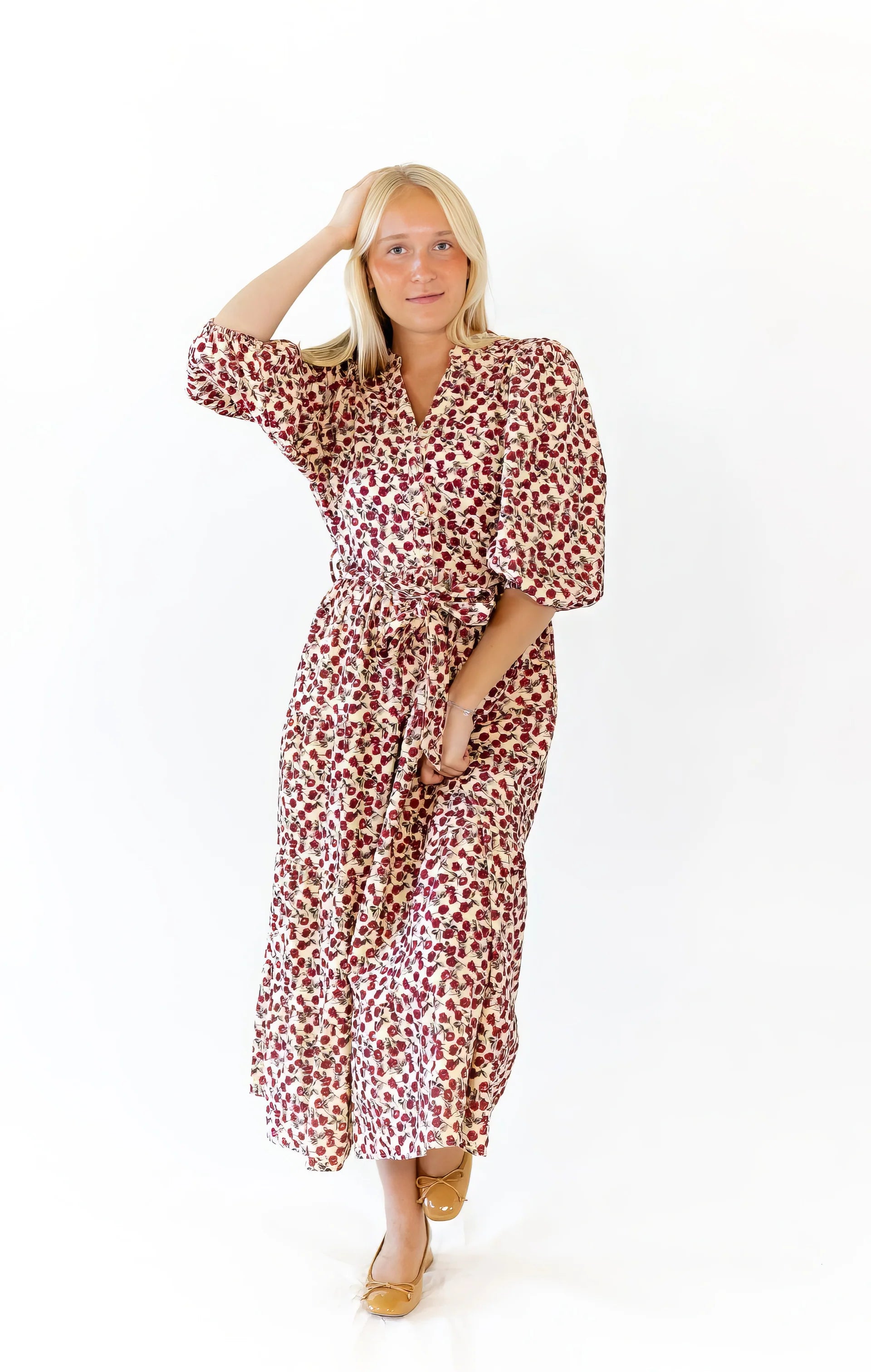 Hendrix Corduroy Midi Dress - Curvy