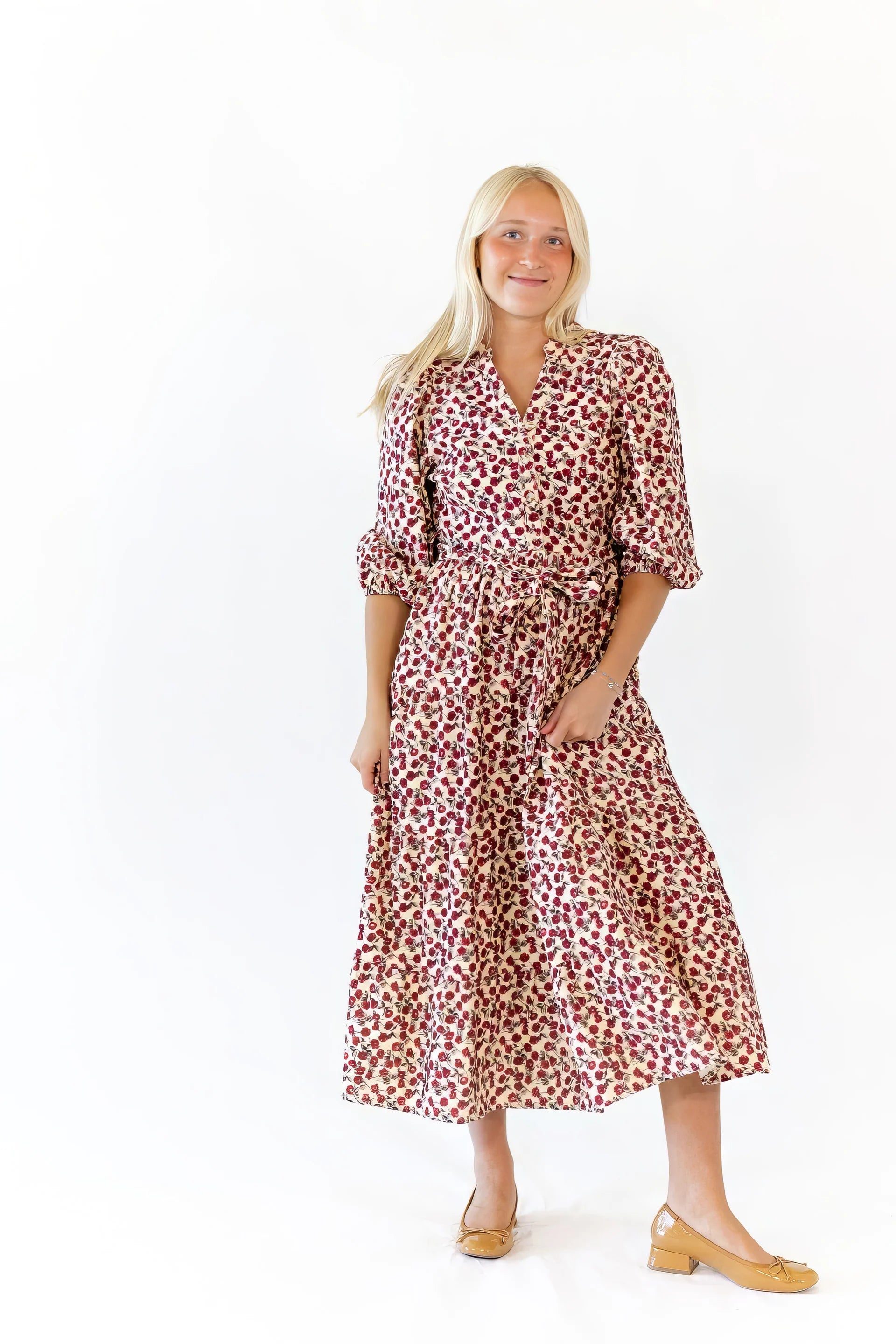 Hendrix Corduroy Midi Dress - Curvy