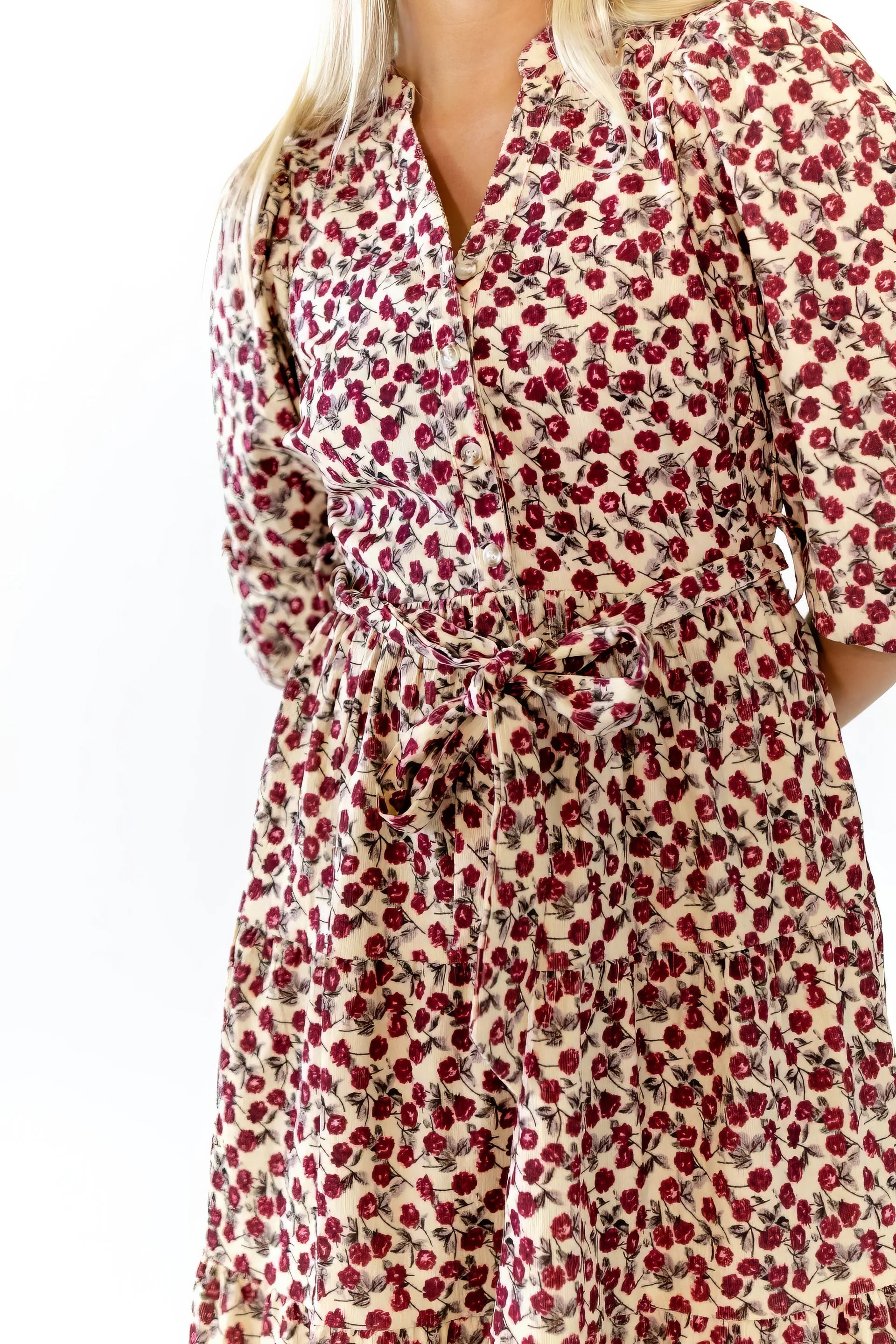 Hendrix Corduroy Midi Dress - Curvy