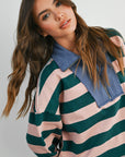 The Coastal Stripe Sweatshirt