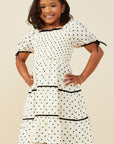 Cookies and Cream Polka Dot Tween Dress