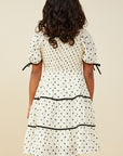 Cookies and Cream Polka Dot Tween Dress