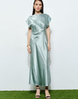 Seafoam Green Knot Silk Formal