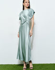 Seafoam Green Knot Silk Formal