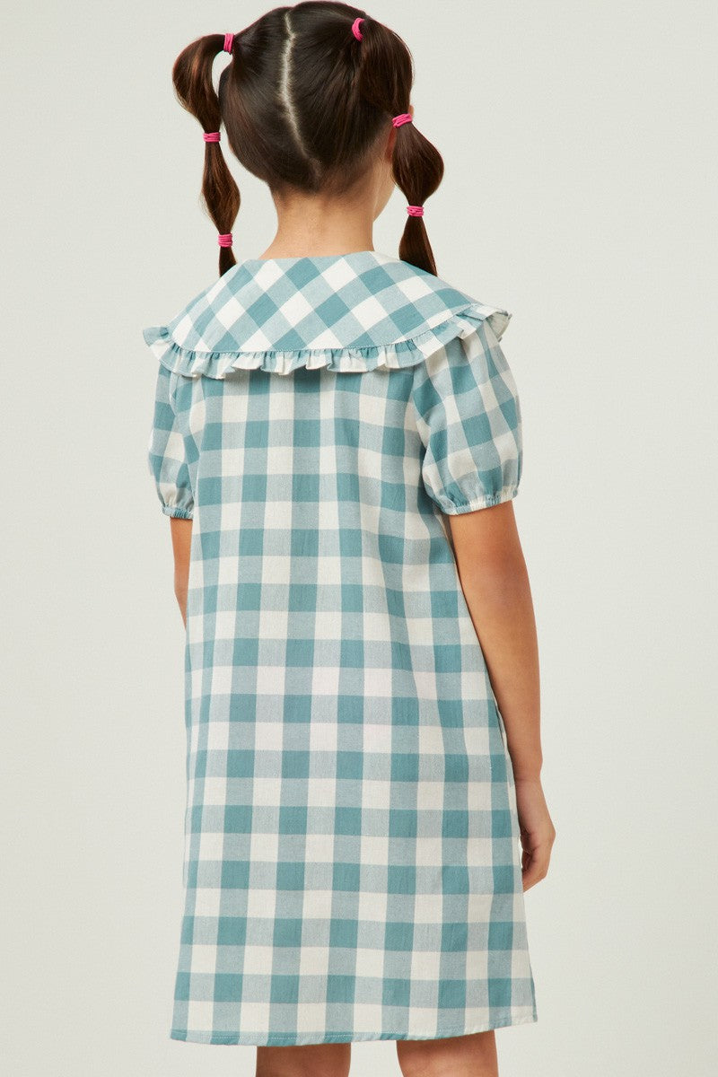 Teal Charm Tween Dress