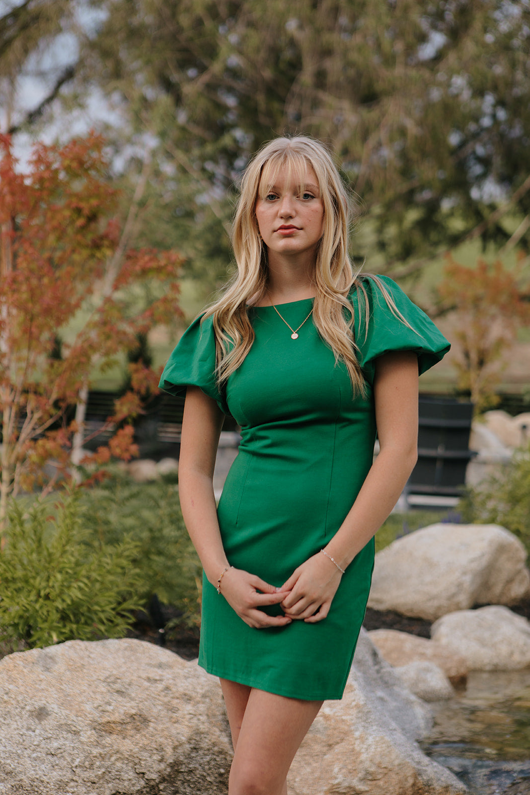 Going Away Dress・Hunter Green