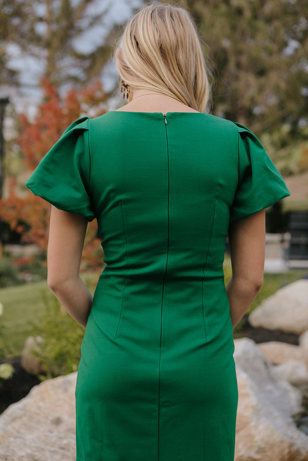 Going Away Dress・Hunter Green