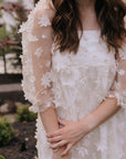 Blanche Floral Textured Dress