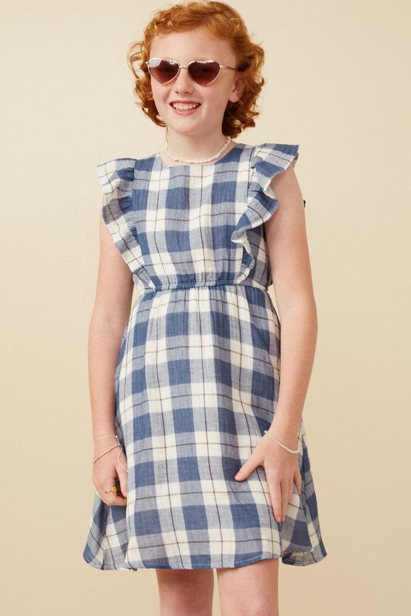 Woodland Plaid Tween Dress