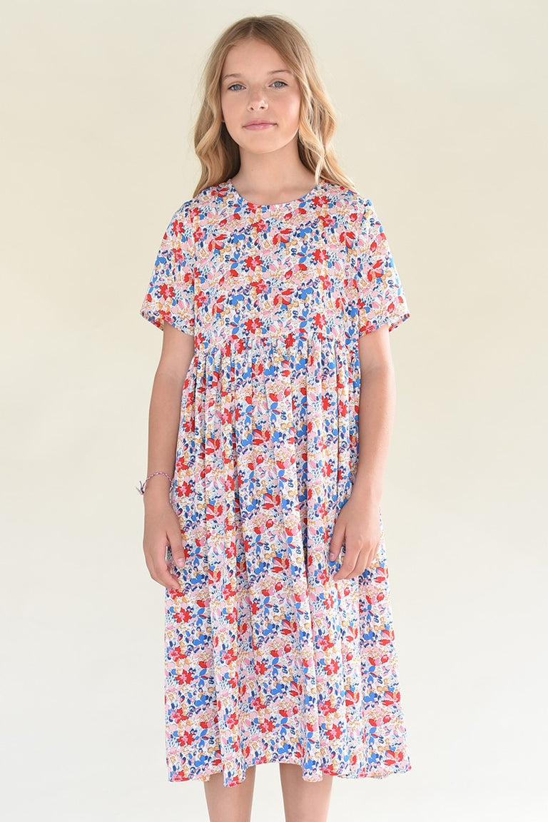 The Molly Tween Dress・Ivory – Twirl Boutique image.
